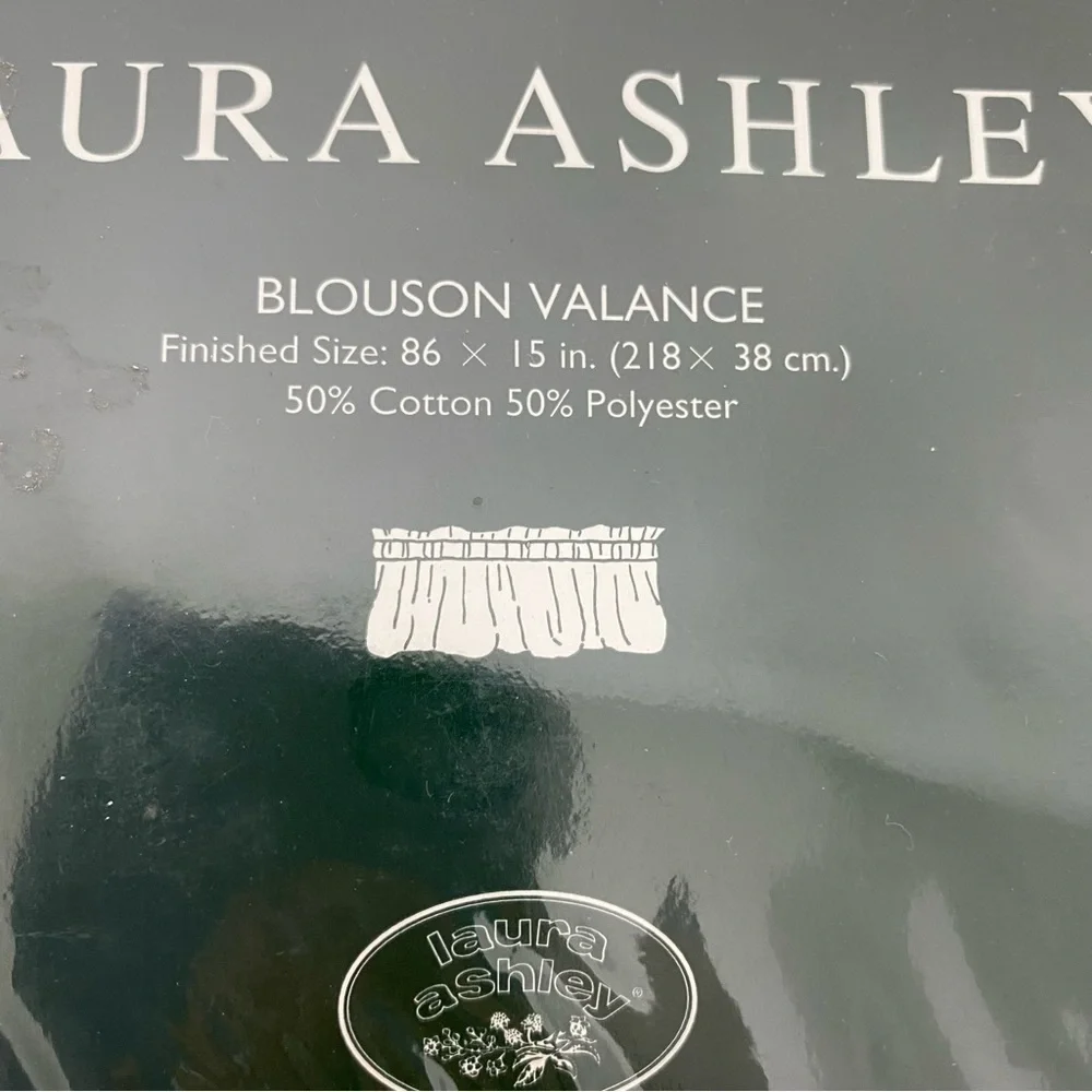 Laura Ashley blouson Imogen II print valance 86 x 15